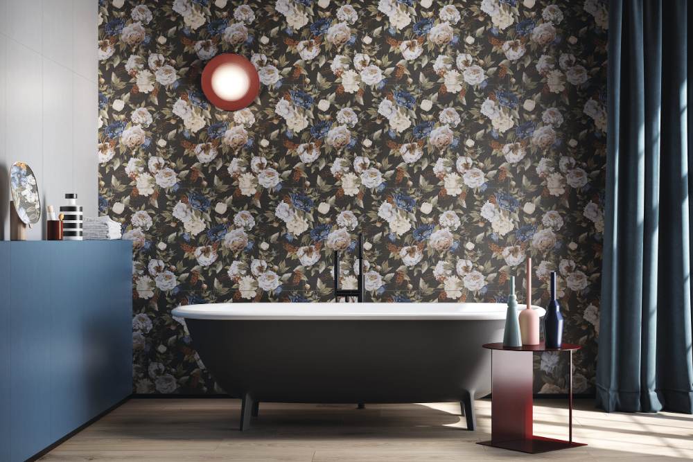 Feinsteinzeug Fliese in Holzoptik ABK Eco Chic Almond, 20x120 cm, 8,5 mm, matt