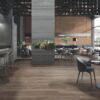 Feinsteinzeug Fliese in Holzoptik ABK Eco Chic Brown, 20x120 cm, 8,5 mm, matt – 4