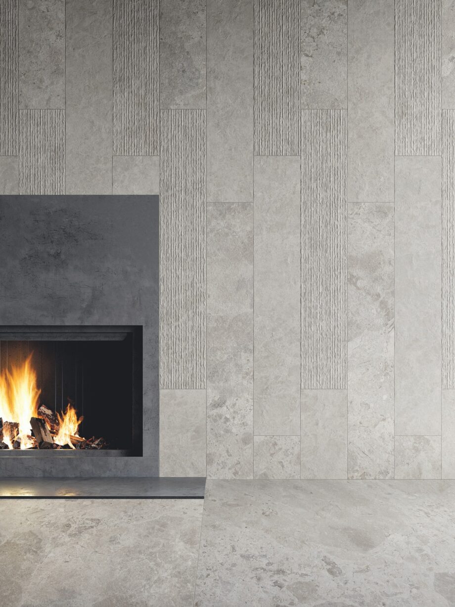Kivimustriga terrassiplaat ABK Era Blooming Ash, 80×80 cm, 20 mm, välitingimustesse, libisemiskindel R11 Feinsteinzeug Fliese in Steinoptik ABK Era Blooming Ash, 60x120 cm, 8,5 mm, natur matt – 2