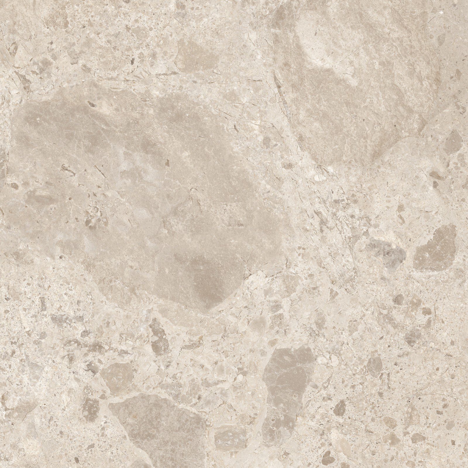 Feinsteinzeug Fliese in Steinoptik ABK Era Blooming Beige, 120x120 cm, 8,5 mm, natur matt