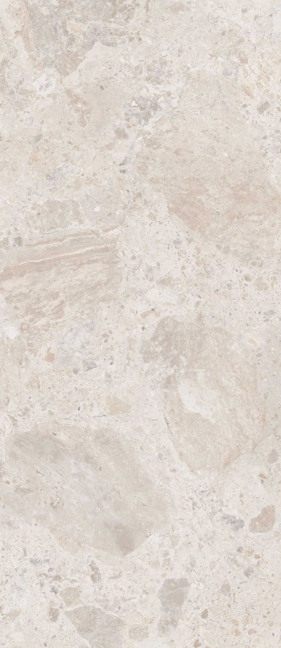 Feinsteinzeug Grossformatplatte in Steinoptik ABK Era Blooming Ivory, 120x280 cm, 6 mm, natur matt
