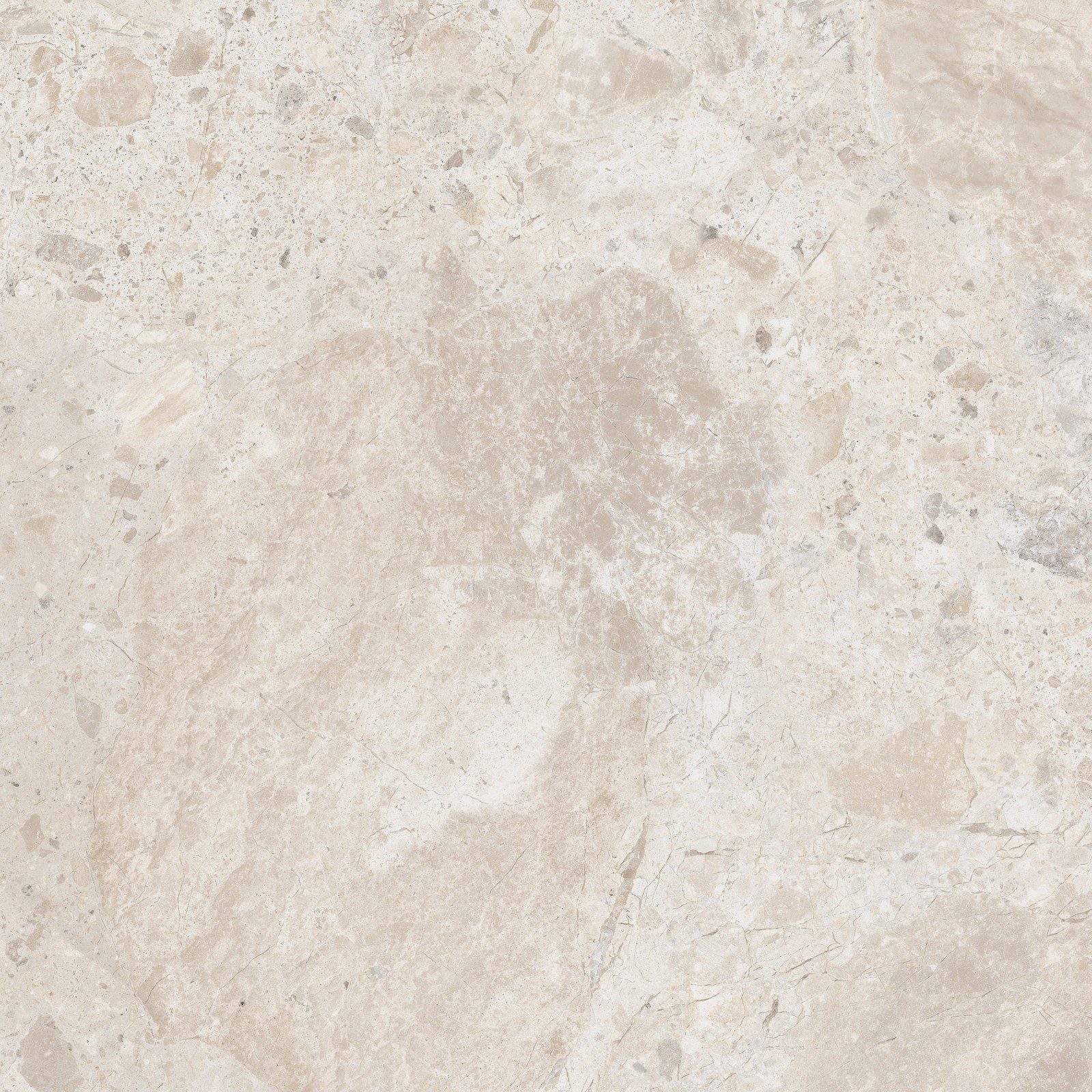 Feinsteinzeug Terrassenplatte in Steinoptik ABK Era Blooming Ivory, 80x80 cm, 20 mm, für aussen, rutschhemmend R11