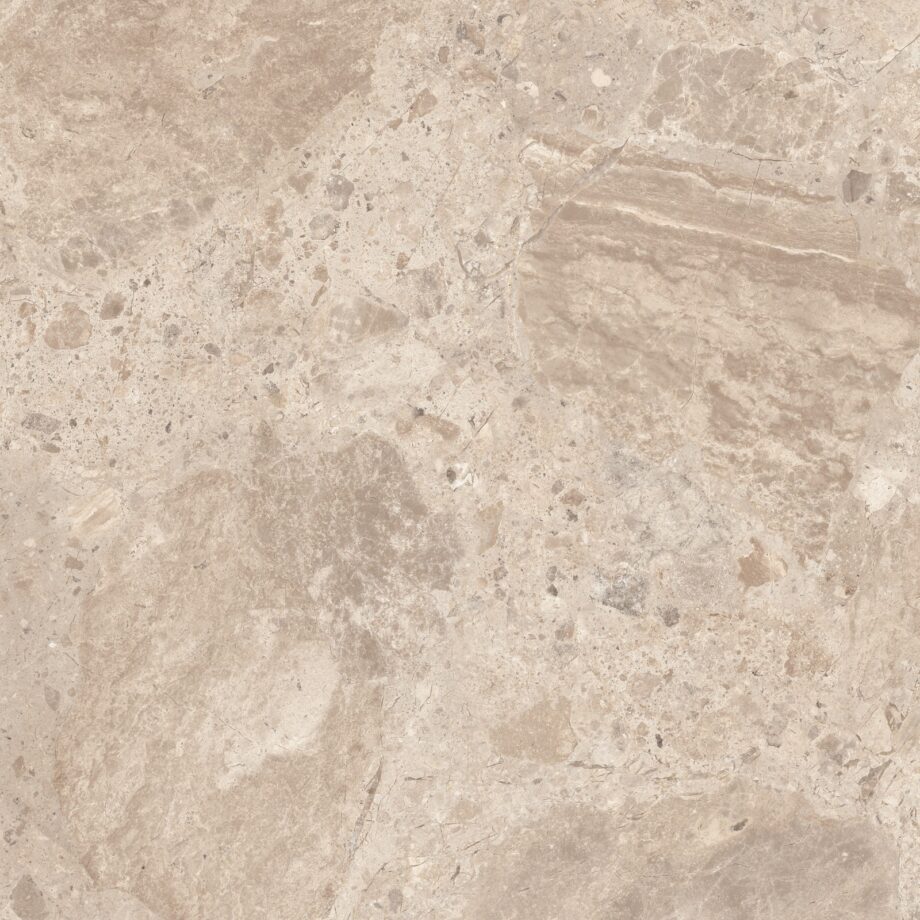 Feinsteinzeug Fliese in Steinoptik ABK Era Blooming Taupe, 120x120 cm, 8,5 mm, natur matt, rutschhemmend R11