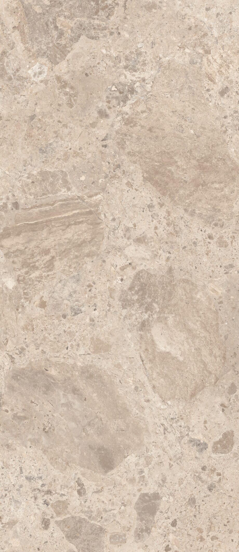 Suur keraamiline plaat kivimustriga ABK Era Blooming Taupe, 120×280 cm, 6 mm, matt (naturale) Feinsteinzeug Grossformatplatte in Steinoptik ABK Era Blooming Taupe, 120x280 cm, 6 mm, natur matt