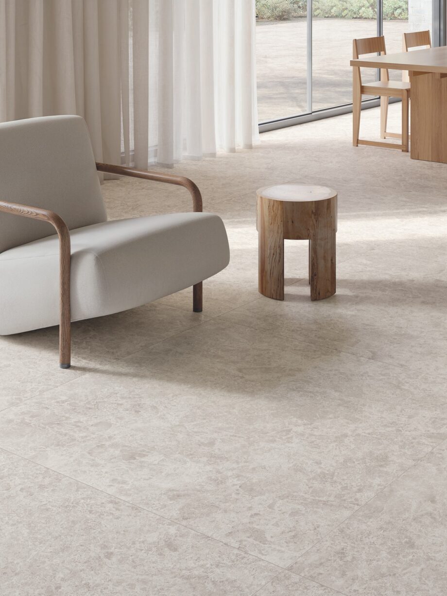 Kivimustriga keraamiline põrandaplaat ABK Era Delicate Ivory, 120×120 cm, 8,5 mm, matt (naturale) Feinsteinzeug Fliese in Steinoptik ABK Era Delicate Ivory, 120x120 cm, 8,5 mm, natur matt – 3