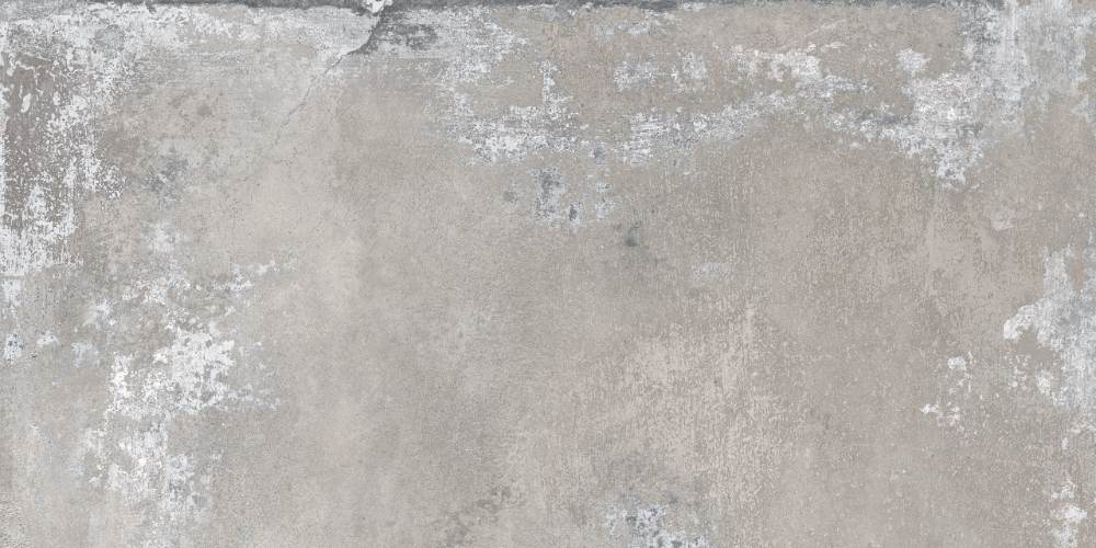 Feinsteinzeug Fliese in Betonoptik ABK Ghost Grey, 60x120 cm, 8,5 mm, natur matt, rutschhemmend R10