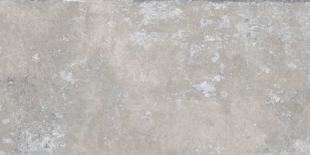 Feinsteinzeug Fliese in Betonoptik ABK Ghost Grey, 60x120 cm, 8,5 mm, natur matt, rutschhemmend R10