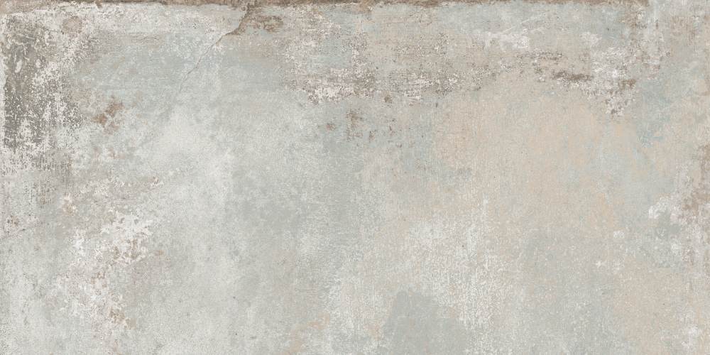 Feinsteinzeug Fliese in Betonoptik ABK Ghost Sage, 60x120 cm, 8,5 mm, natur matt, rutschhemmend R10