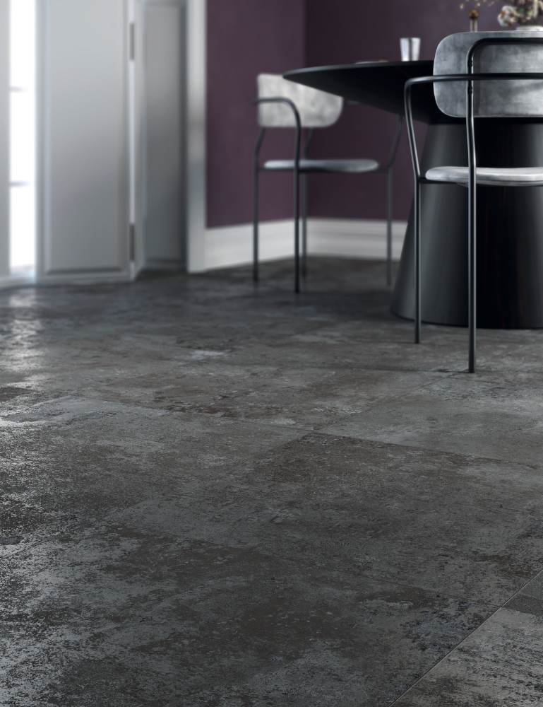Feinsteinzeug Fliese in Betonoptik ABK Ghost Taupe, 60x60 cm, 8,5 mm, natur matt, rutschhemmend R10