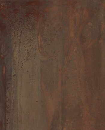 Bodenfliese in Metalloptik ABK Interno 9 Wide Rust, 80x80 cm, 8,5 mm, natur matt, rutschhemmend R10