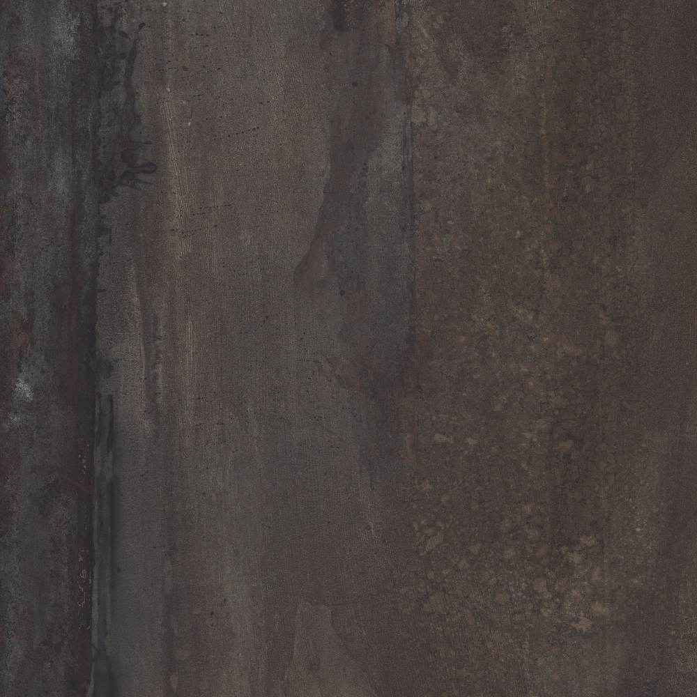Bodenfliese in Metalloptik ABK Interno 9 Wide Dark, 80x80 cm, 8,5 mm, natur matt, rutschhemmend R10