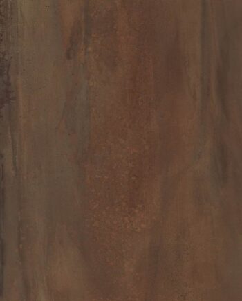 Bodenfliese in Metalloptik ABK Interno 9 Wide Rust, 120x120 cm, 8,5 mm, natur matt, rutschhemmend R10