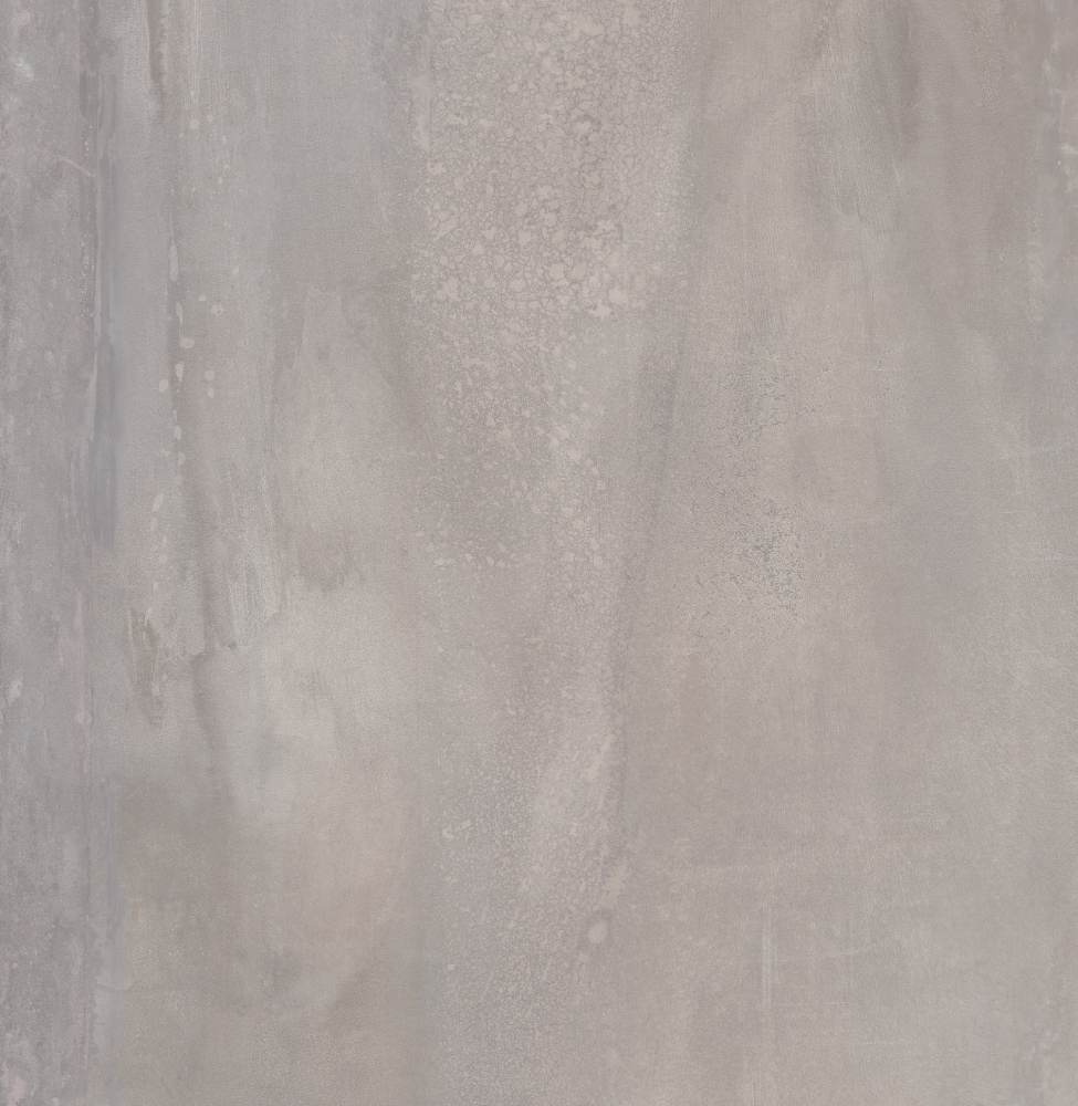 Bodenfliese in Metalloptik ABK Interno 9 Wide Silver, 120x120 cm, 8,5 mm, natur matt, rutschhemmend R10