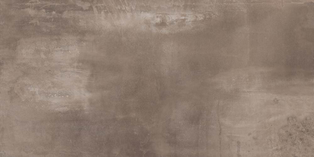 Bodenfliese in Metalloptik ABK Interno 9 Mud, 60x120 cm, 8,5 mm, natur matt, rutschhemmend R10