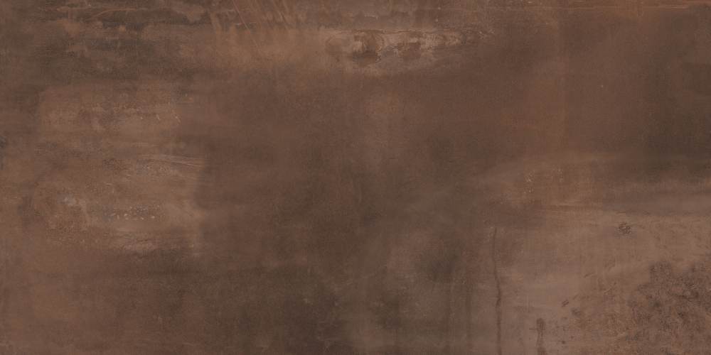 Bodenfliese in Metalloptik ABK Interno 9 Rust, 60x120 cm, 8,5 mm, halbpoliert (lappato)