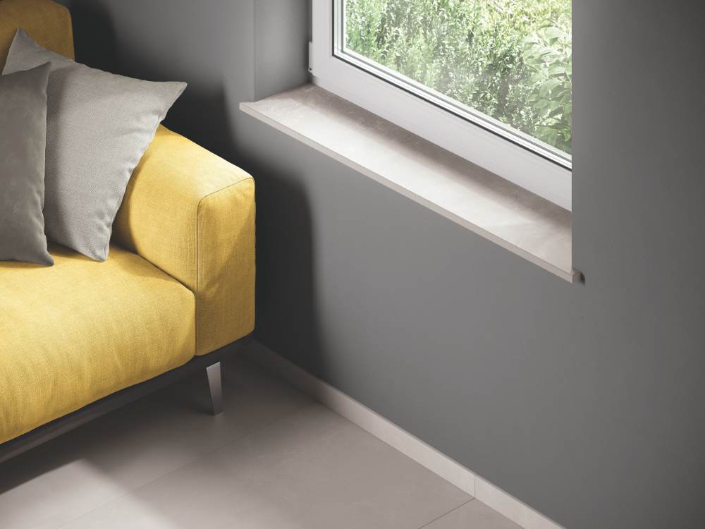 Feinsteinzeug Terrassenplatte in Betonoptik ABK LAB325 Base Ash, 60x60 cm, 20 mm, für aussen, rutschhemmend R11