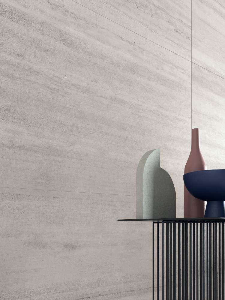 Dekorfliese in Betonoptik ABK LAB325 Form Pearl, 60x120 cm, 8,5 mm, Relief, matt