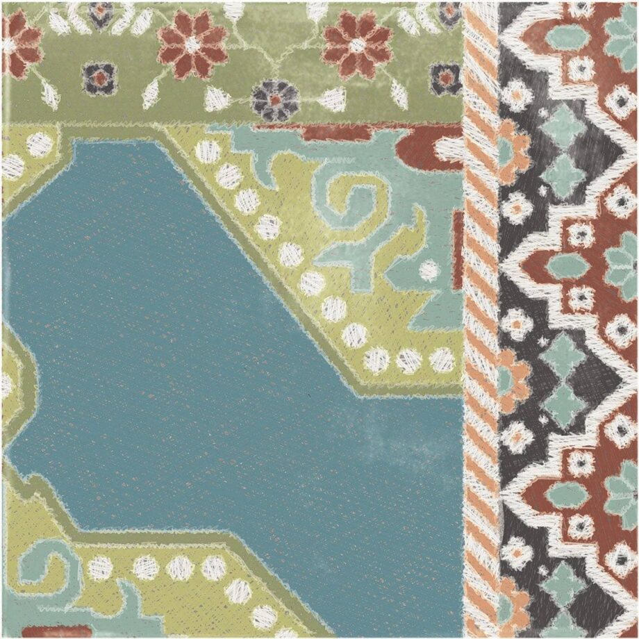abk-play-0003351-1 Gemusterte Bodenfliese ABK Play Carpet Mix Multicolor, 20x20 cm, 8,5 mm, matt (nat.)