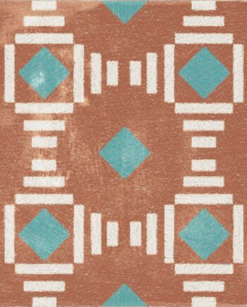 Gemusterte Bodenfliese ABK Play Labyrinth Clay, 20x20 cm, 8,5 mm, matt (nat.)
