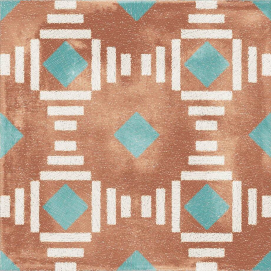 Mustriga keraamiline põrandaplaat ABK Play Labyrinth Clay 20×20 cm – plaat 2 Mustriga keraamiline põrandaplaat ABK Play Labyrinth Clay 20x20 cm – plaat 2