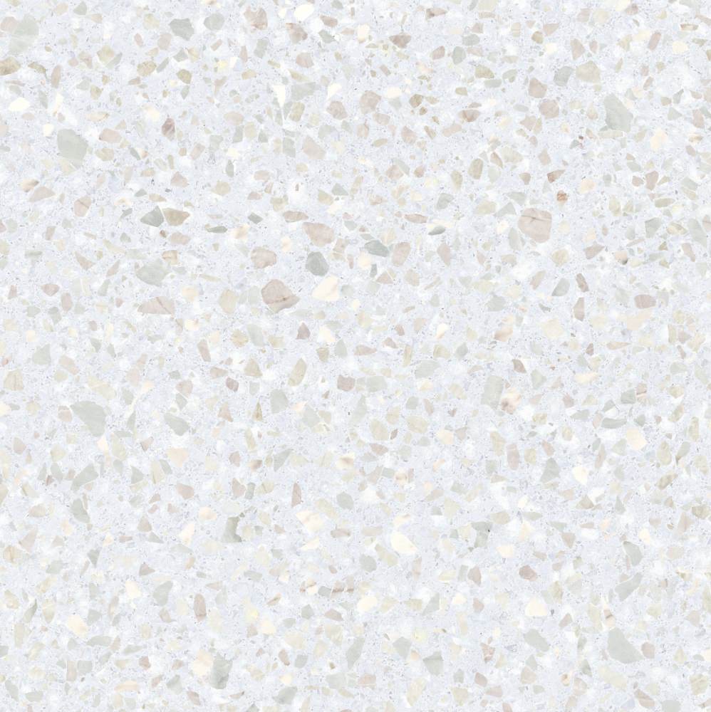 Bodenfliese in Terrazzo-Optik ABK Play Dots White, 20x20 cm, 8,5 mm, matt (nat.) – 2