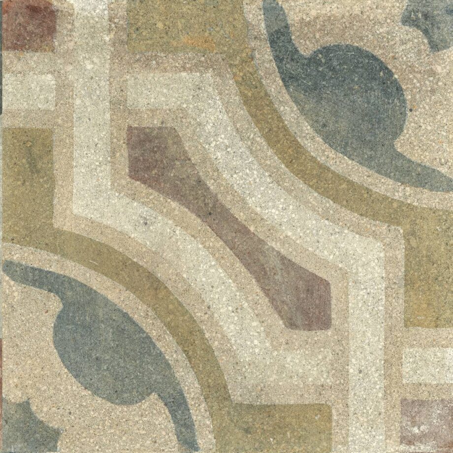 abk-play-0005900-1 Gemusterte Bodenfliese ABK Play Concrete Retrò B, 20x20 cm, 8,5 mm, matt (nat.)