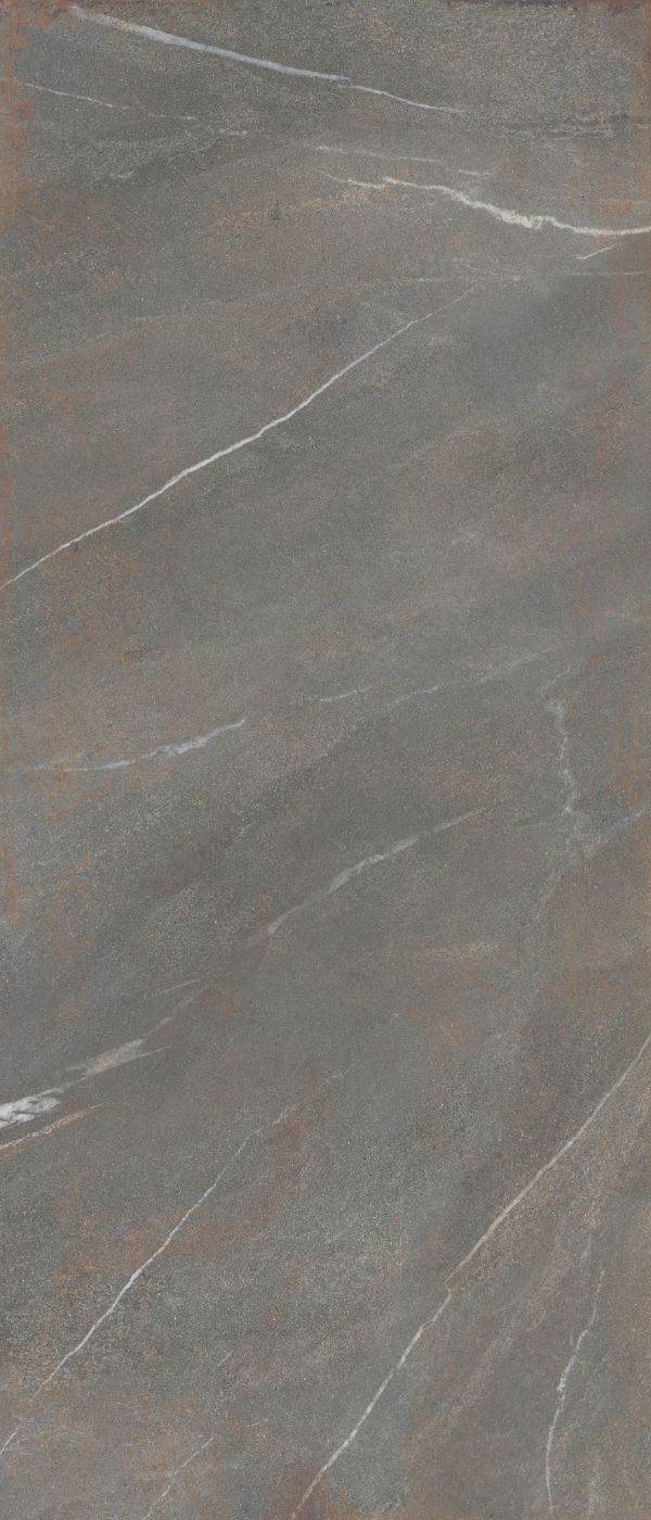 Feinsteinzeug Grossformatplatte in Steinoptik ABK Poetry Stone Piase Mud, 120x280 cm, 6 mm, natur matt, rutschhemmend R10