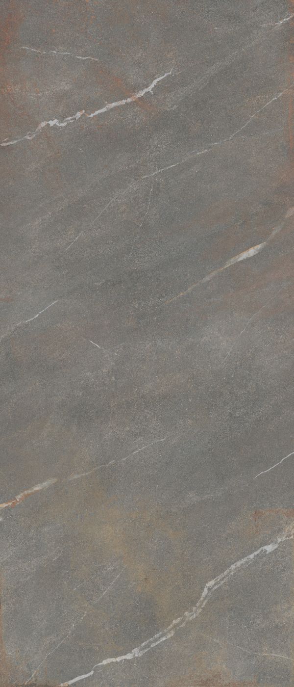 Feinsteinzeug Grossformatplatte in Steinoptik ABK Poetry Stone Piase Mud, 120x280 cm, 6 mm, natur matt, rutschhemmend R10