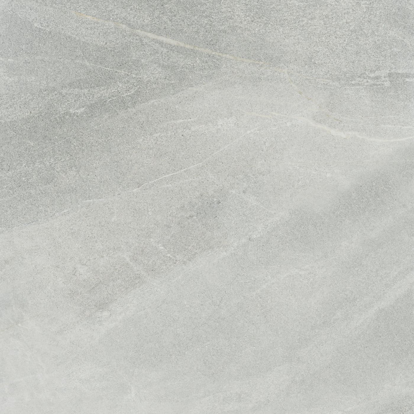 Feinsteinzeug Fliese in Steinoptik ABK Poetry Stone Piase Ash, 120x120 cm, 8,5 mm, natur matt, rutschhemmend R10