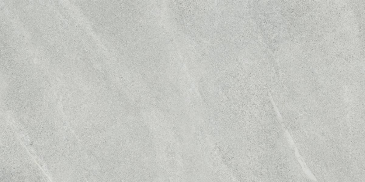 Feinsteinzeug Fliese in Steinoptik ABK Poetry Stone Piase Ash, 60x120 cm, 8,5 mm, natur matt, rutschhemmend R10