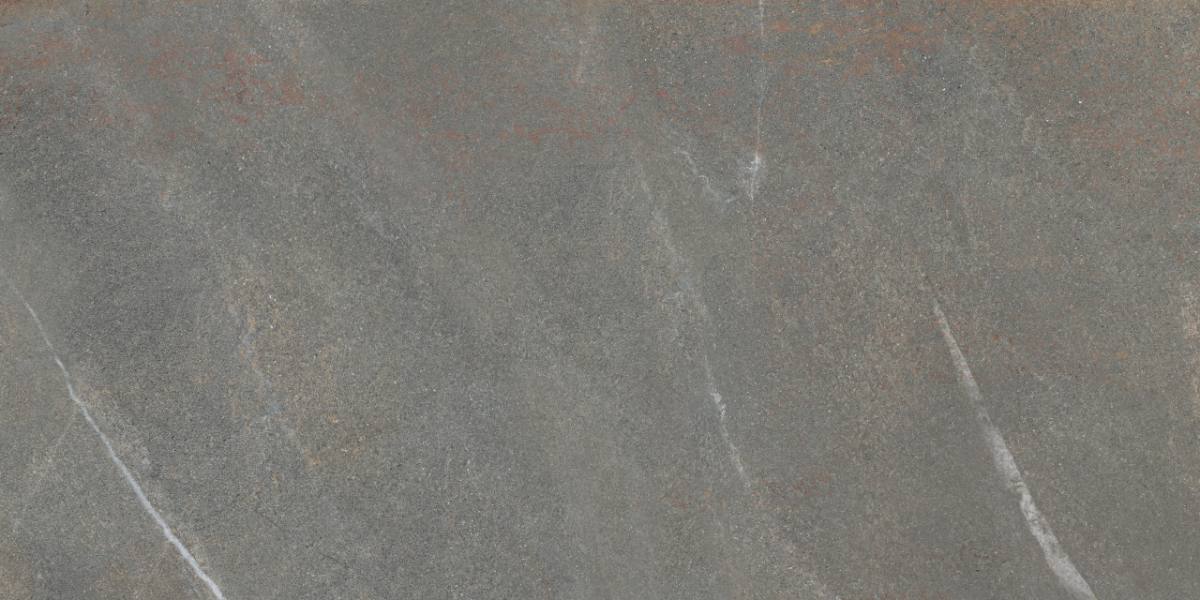 Feinsteinzeug Fliese in Steinoptik ABK Poetry Stone Piase Mud, 60x120 cm, 8,5 mm, natur matt, rutschhemmend R10