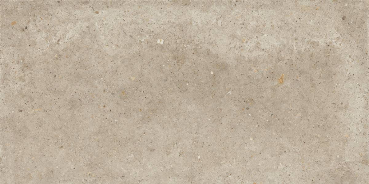 Feinsteinzeug Terrassenplatte in Steinoptik ABK Poetry Stone Pirenei Ecru, 80x80 cm, 20 mm, für aussen, rutschhemmend R11
