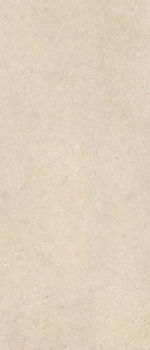 Feinsteinzeug Grossformatplatte in Steinoptik ABK Poetry Stone Trani Beige, 120x280 cm, 6 mm, natur matt, rutschhemmend R10