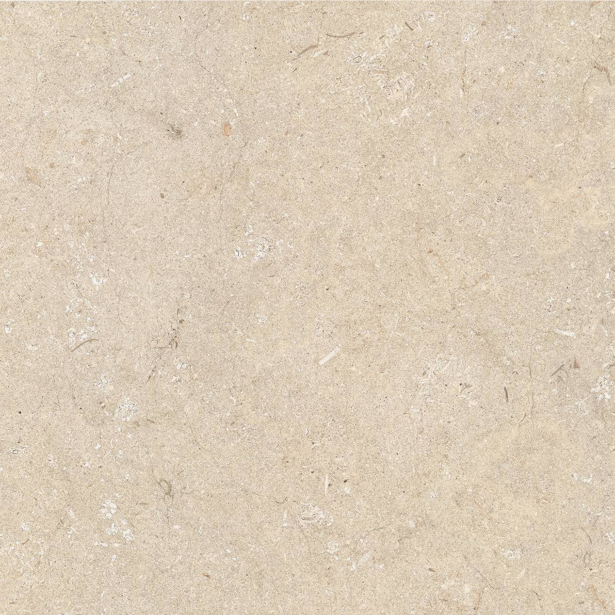 Feinsteinzeug Fliese in Steinoptik ABK Poetry Stone Trani Beige, 60x60 cm, 8,5 mm, natur matt, rutschhemmend R10