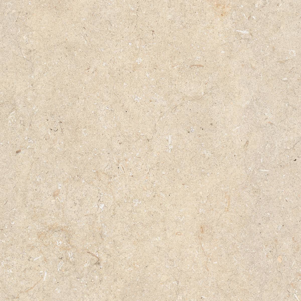 Feinsteinzeug Fliese in Steinoptik ABK Poetry Stone Trani Beige, 60x60 cm, 8,5 mm, natur matt, rutschhemmend R10