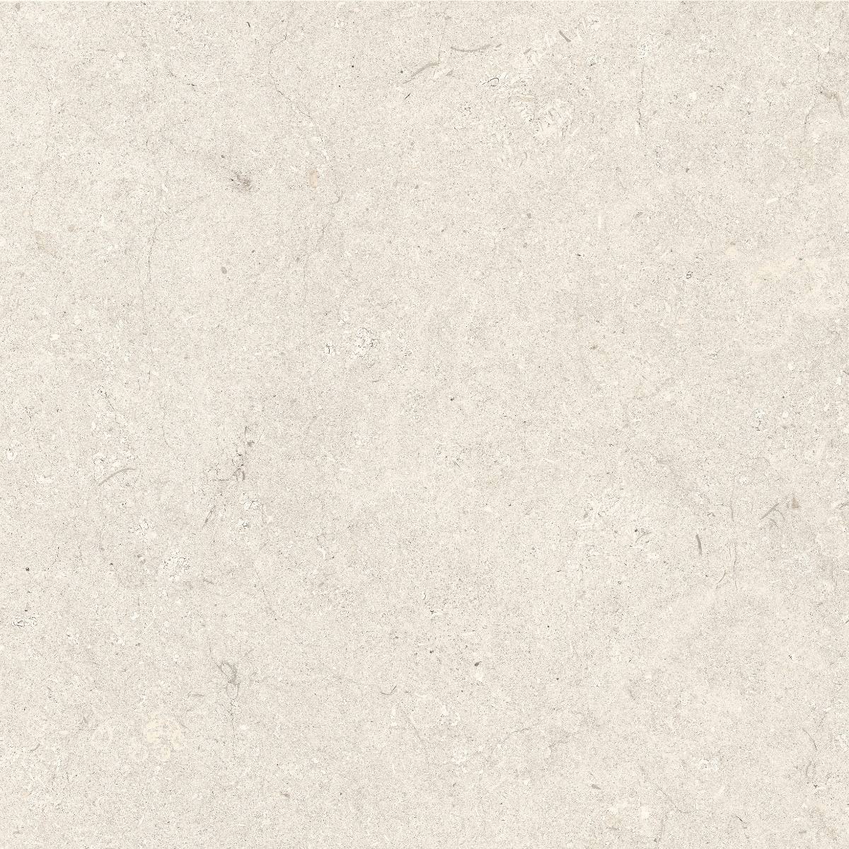 Feinsteinzeug Fliese in Steinoptik ABK Poetry Stone Trani Ivory, 60x60 cm, 8,5 mm, natur matt, rutschhemmend R10