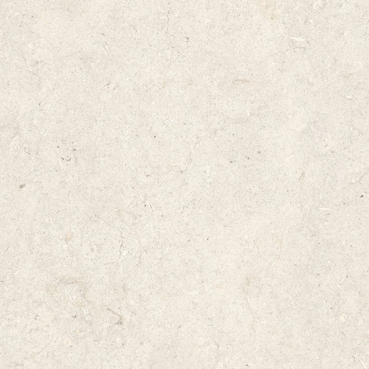 Feinsteinzeug Fliese in Steinoptik ABK Poetry Stone Trani Ivory, 60x60 cm, 8,5 mm, natur matt, rutschhemmend R10