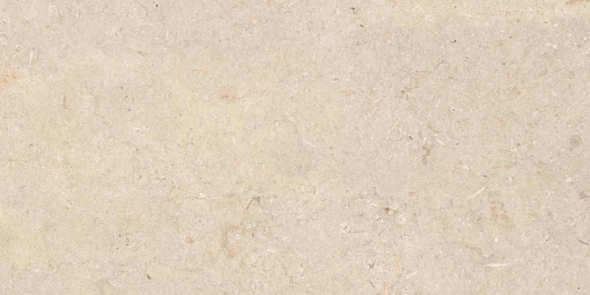 Feinsteinzeug Terrassenplatte in Steinoptik ABK Poetry Stone Trani Beige, 60x90 cm, 20 mm, für aussen, rutschhemmend R11