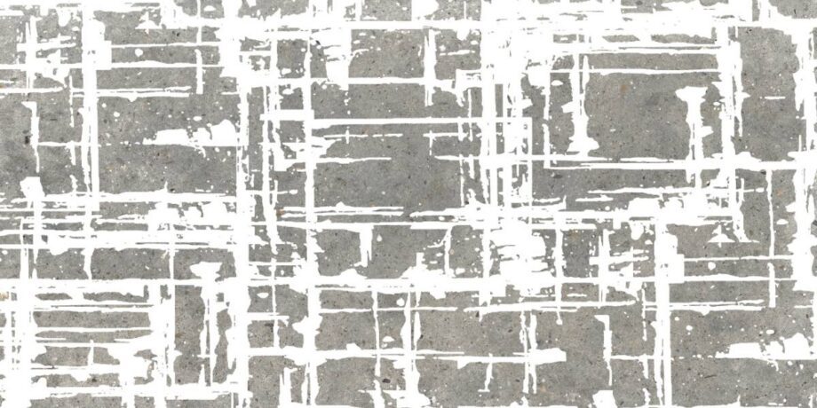 Dekorfliese in Steinoptik ABK Poetry Stone Lines Grey, 60x120 cm, 8,5 mm, matt – 2