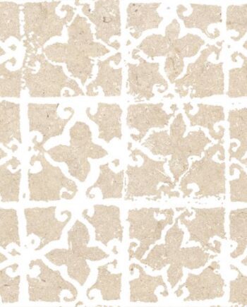 Dekorfliese in Steinoptik ABK Poetry Stone Stamp Beige, 60x120 cm, 8,5 mm, matt