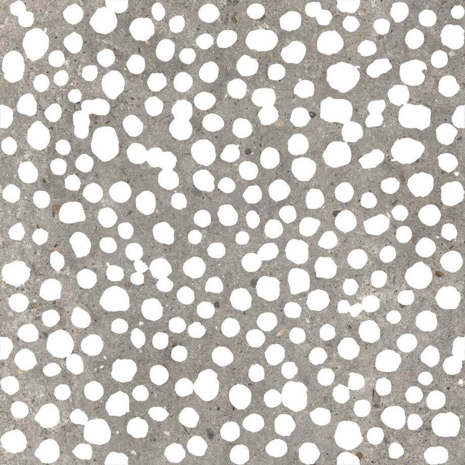 Dekorfliese in Steinoptik ABK Poetry Stone Carpet Grey, 60x60 cm, 8,5 mm, matt