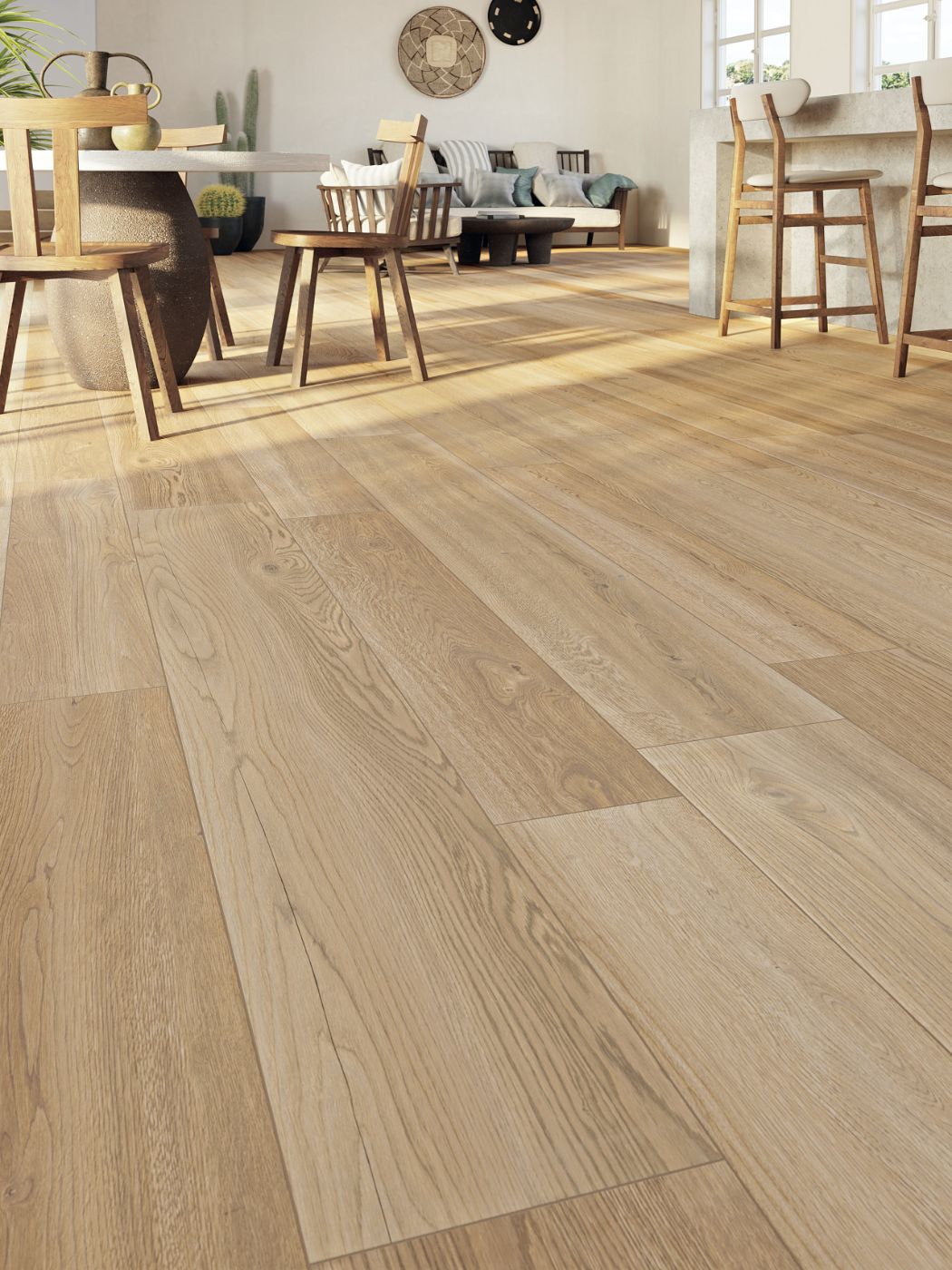 Feinsteinzeug Terrassenplatte in Holzoptik ABK Poetry Wood Gold, 30x180 cm, 20 mm, für aussen, rutschhemmend R11