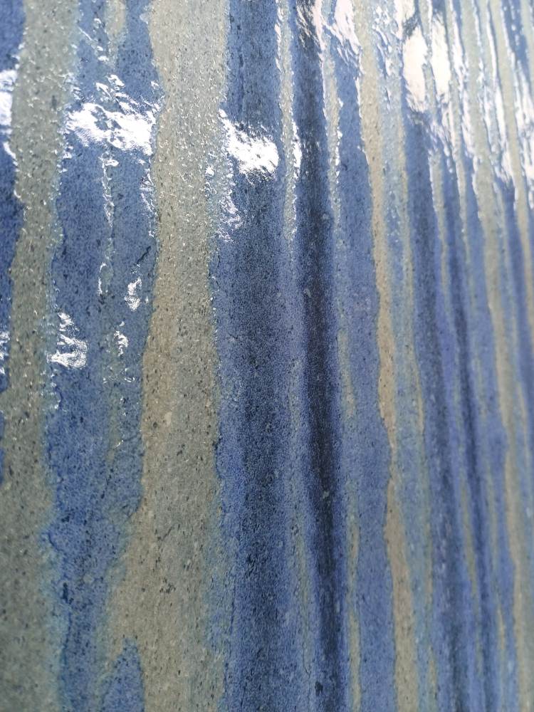Dekorfliese in Steinoptik ABK Poetry Stone Reloaded Batik Blue, 60x120 cm, 8,5 mm, gemustertes Dekor, matt – 2