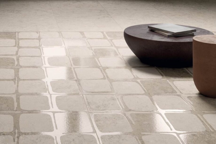 Dekorfliese in Steinoptik ABK Poetry Stone Reloaded Wet, 60x60 cm, 8,5 mm, gemustertes Dekor, matt – 4
