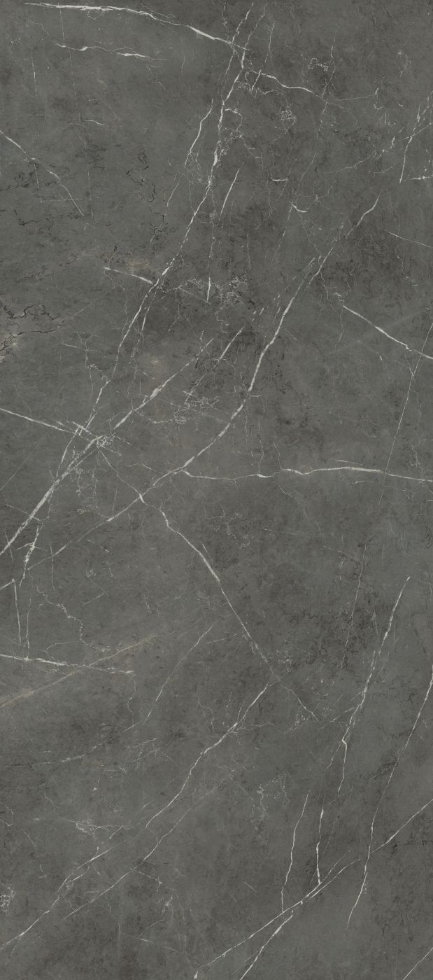 Grossformatplatte in Marmoroptik ABK Sensi 900 Stone Grey, 120x280 cm, 6 mm, seidenmatt (soft) – 2