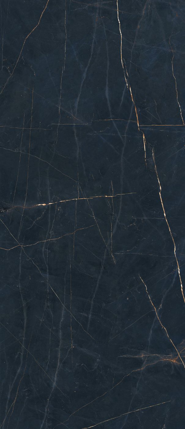 Grossformatplatte in Marmoroptik ABK Sensi 900 Precious Black, 120x280 cm, 6 mm, poliert (lux)