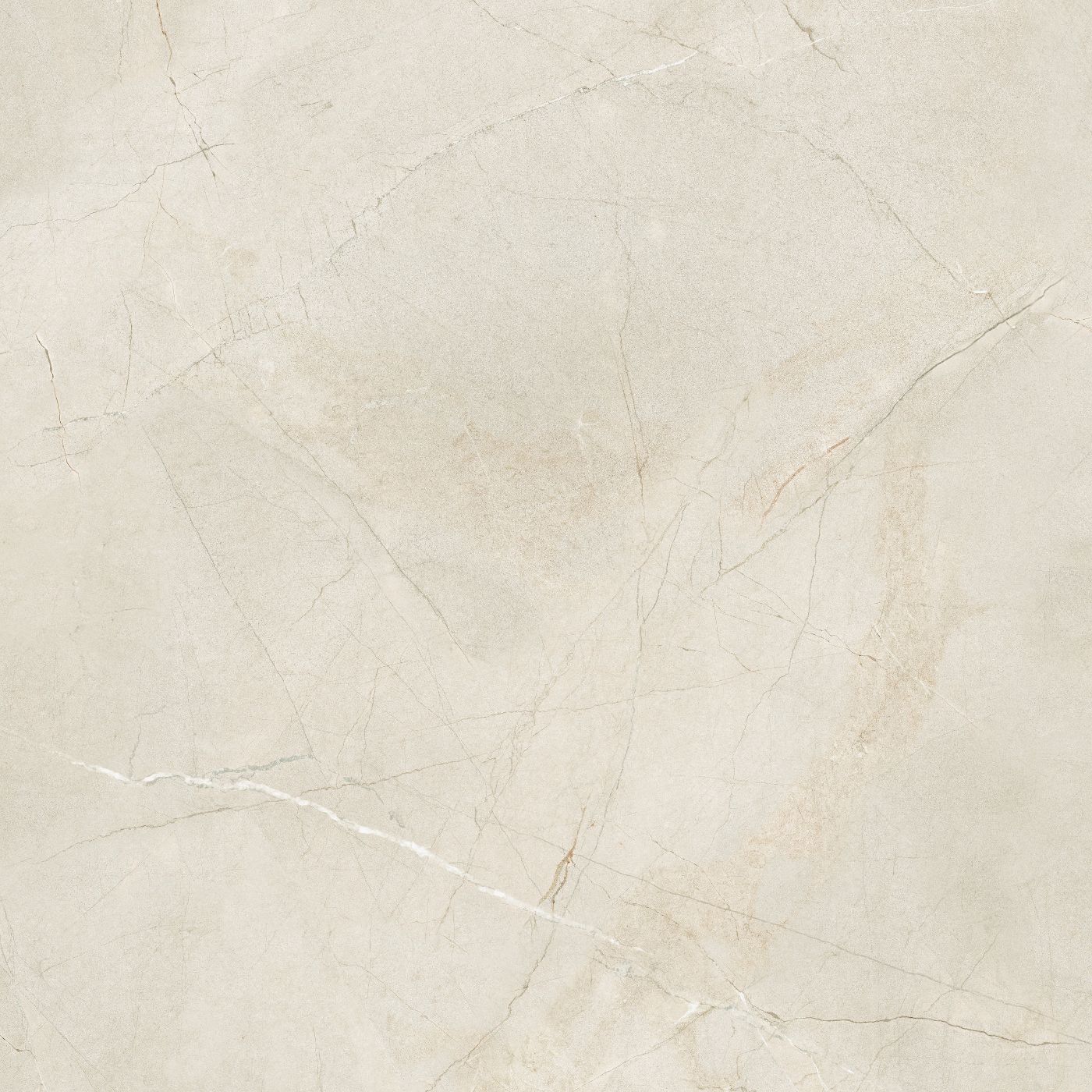 Feinsteinzeug in Marmoroptik ABK Sensi 900 Pulpis Ivory, 120x120 cm, 8,5 mm, natur matt, rutschhemmend R10