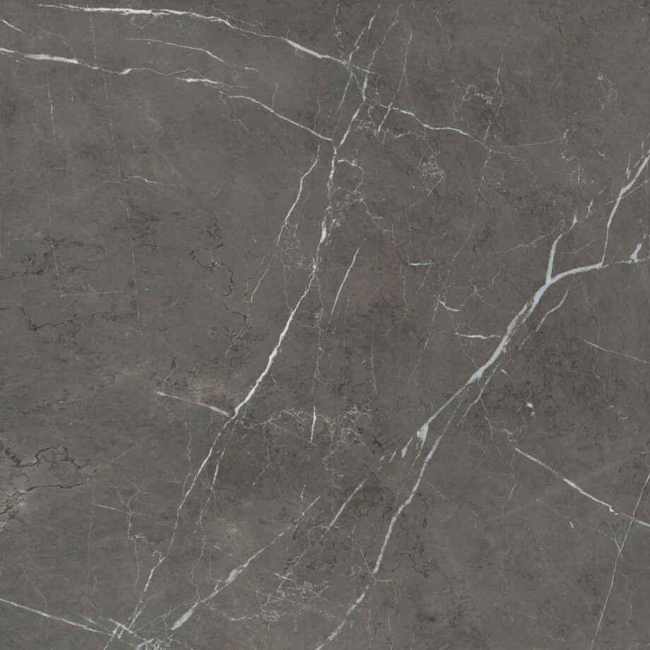 Feinsteinzeug in Marmoroptik ABK Sensi 900 Stone Grey, 120x120 cm, 8,5 mm, 3D-strukturiert (antique)