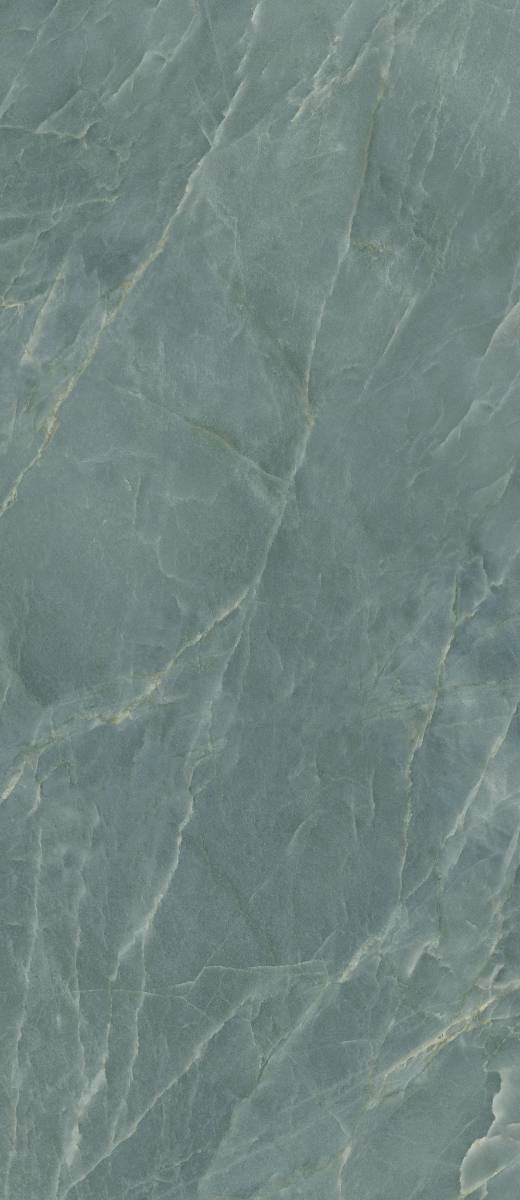 Feinsteinzeug Grossformatplatte in Marmoroptik ABK Sensi Nuance Sea Green, 120x280 cm, 6 mm, seidenmatt (soft)