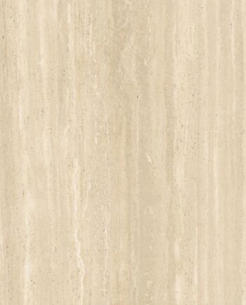 Grossformatplatte in Steinoptik ABK Sensi Roma Cream, 120x280 cm, 6 mm, poliert 3D-strukturiert (Lux 3D)